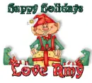 Amy Christmas elf