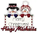 Merry Christmas Snowmen Michelle