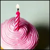 birthday cupcake