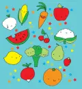 kawaii veggies