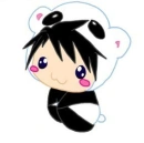kawaii panda boy