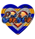 Esther Orange and Blue
