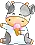 kawaii cow