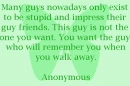 the one you want