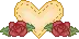 heart and flowers