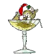 mouse in a glass