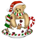 baby bear in tea cup