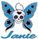 Janie Butterfly Skull