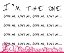 the one lyrics