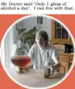 1 glass of alcohol a day