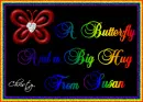 A Butterfly and a Big Hug From Susan