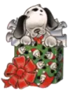 merry christmas dog