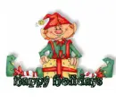 Happy Holidays elf