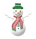merry christmas snowman