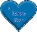 i love blue