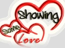 showing love