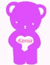 Kenia bear purple