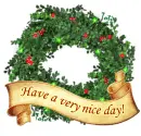 Have a nice day wreath