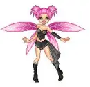 Pink & Black Faery