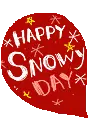 happy snowy day