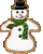 Mini Snowman cookie