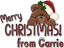 Merry Christmas from Carrie