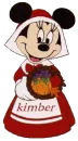 minnie happy thanksgiving with the name kimber on it