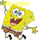 spong bob with name heather on it