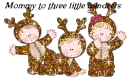 mommy to three little reindeers