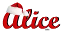 Alice Santa Hat