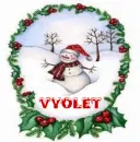 vyolet snowman