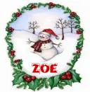 zoe snowman