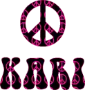 groovy peace sign (kari)