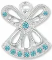 March birthstone angel