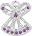 February birthstone angel