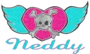 Neddy with Skull Wings
