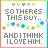 so there is this boy