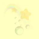 yellow star rainbow background