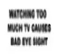 too much tv