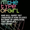 I'm the type of girl