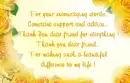 thanks for everything