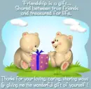 friendship is a gift