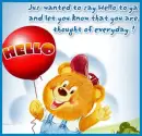 a sweet hello