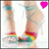rainbow shoes