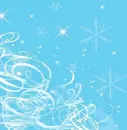 Blue Snowflake Background