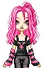 pink hair girl