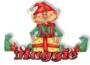 Maggie Christmas elf