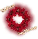 Poinsetia Wreath Welcome