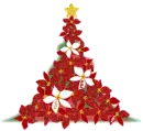 Poinsetias Christmas Tree 