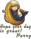 Girl and dog